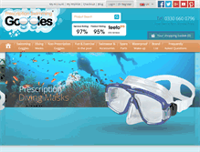 Tablet Screenshot of prescription-swimming-goggles.co.uk